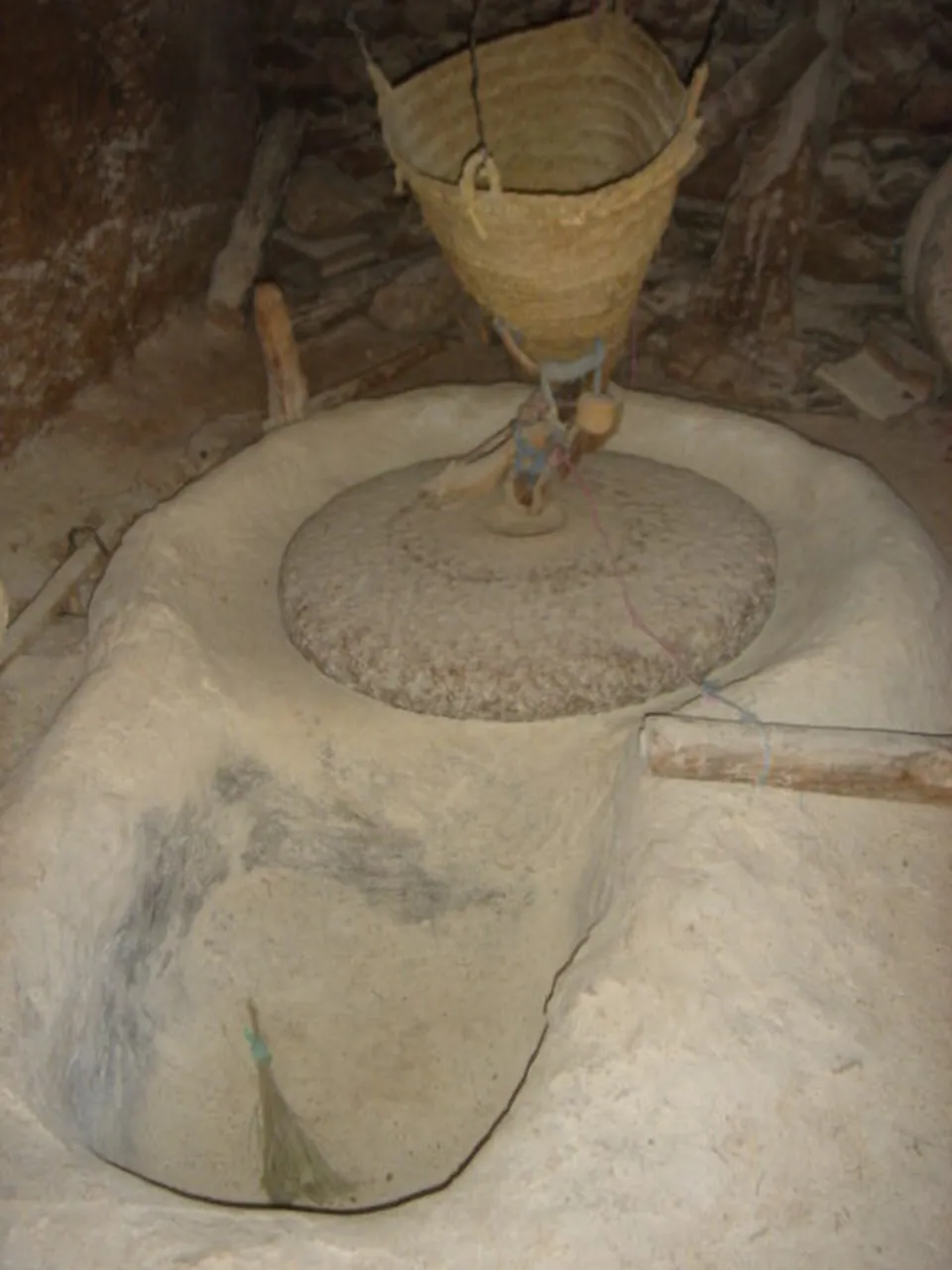 The village stone mill where the grain is ground