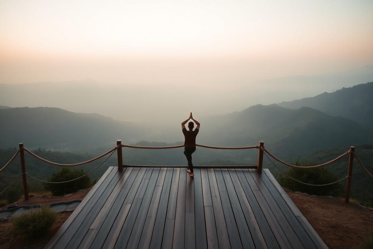 New Yoga Deck Overlooking the Valley